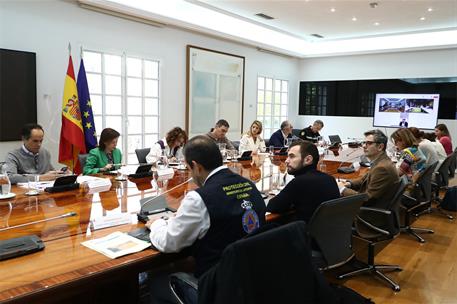 10/11/2024. Pedro Sánchez preside la reunión del Comité de crisis para el seguimiento de los efectos de la DANA. Pedro Sánchez preside la re...