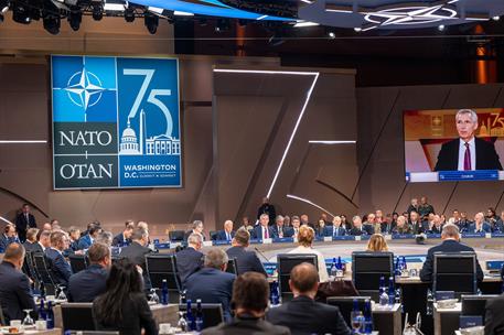 11/07/2024. Pedro Sánchez participa en la cumbre de la OTAN (segunda jornada). Pedro Sánchez participa en la cumbre de la OTAN (segunda jornada)