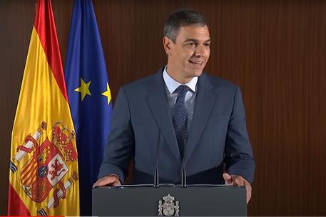 11/09/2024. Pedro S&#225;nchez en kunshan. El presidente del Gobierno, Pedro S&#225;nchez, comparece ante los medios tras su visita a las instalacione...