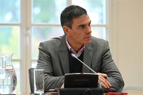 13/11/2024. Pedro Sánchez preside la reunión del Comité de crisis para el seguimiento de los efectos de la DANA. El presidente del Gobierno,...