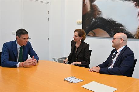 14/10/2024. Pedro Sánchez attends the opening of the 'World in Progress Barcelona'. The President of the Government of Spain, Pedro Sánchez,...