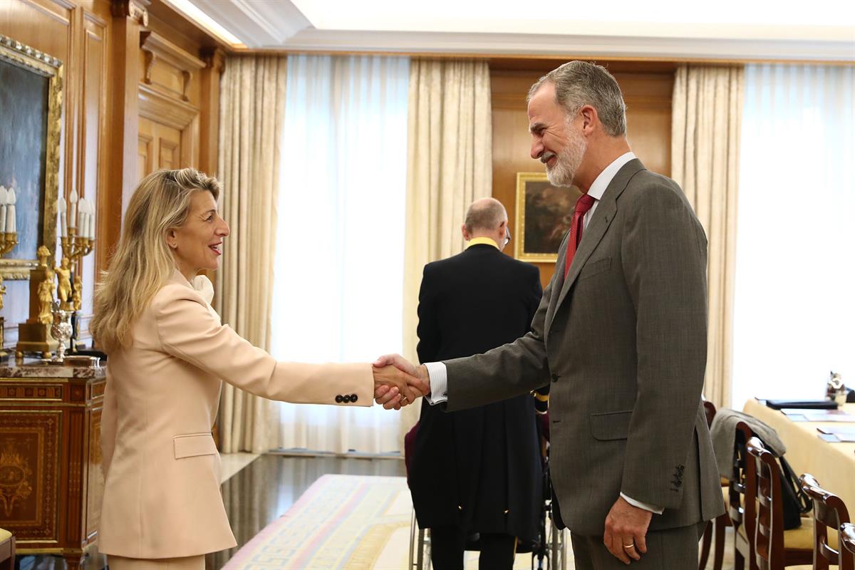 15/10/2024. Pedro Sánchez attends the National Security Council meeting. The Second Vice-President of the Government of Spain and Minister f...