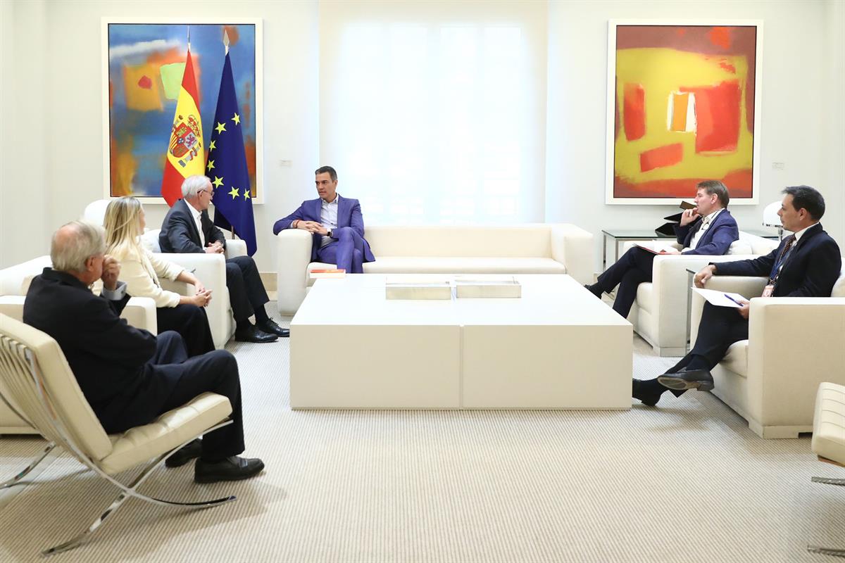 16/09/2024. The President receives the Economic and Social Council's Report on the socio-economic and employment situation in Spain in 2023....