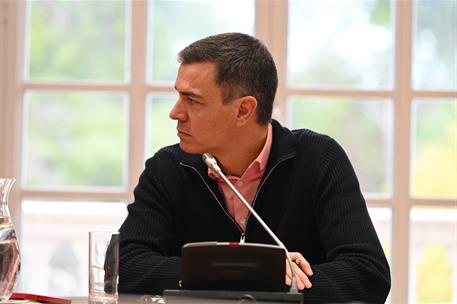 16/11/2024. Pedro S&#225;nchez preside la reuni&#243;n del Comit&#233; de crisis para el seguimiento de la DANA. El presidente del Gobierno, Pedro S&#225;nchez,...