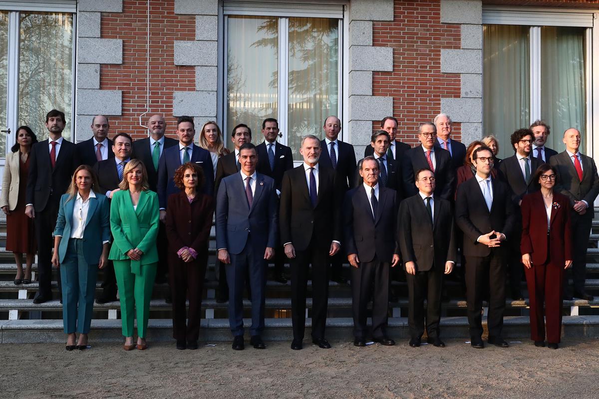 17/12/2024. The President of the Government of Spain takes part in the 35th ordinary meeting of the Board of Trustees of the Carolina Founda...