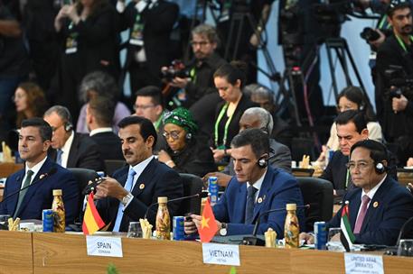 18/11/2024. El presidente del Gobierno asiste a la Cumbre del G20. El presidente del Gobierno, Pedro Sánchez, asiste al lanzamiento de la Al...