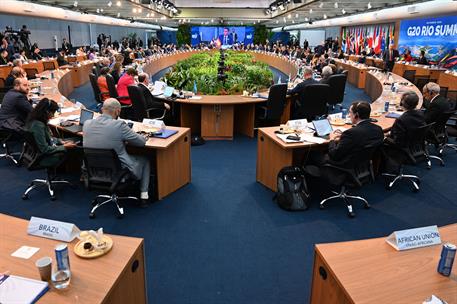 18/11/2024. El presidente del Gobierno asiste a la Cumbre del G20. Reunión de los líderes del G20.