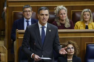 18/12/2024. Pedro Sánchez attends the control session in the Lower House of Parliament. The President of the Government of Spain, Pedro Sánc...