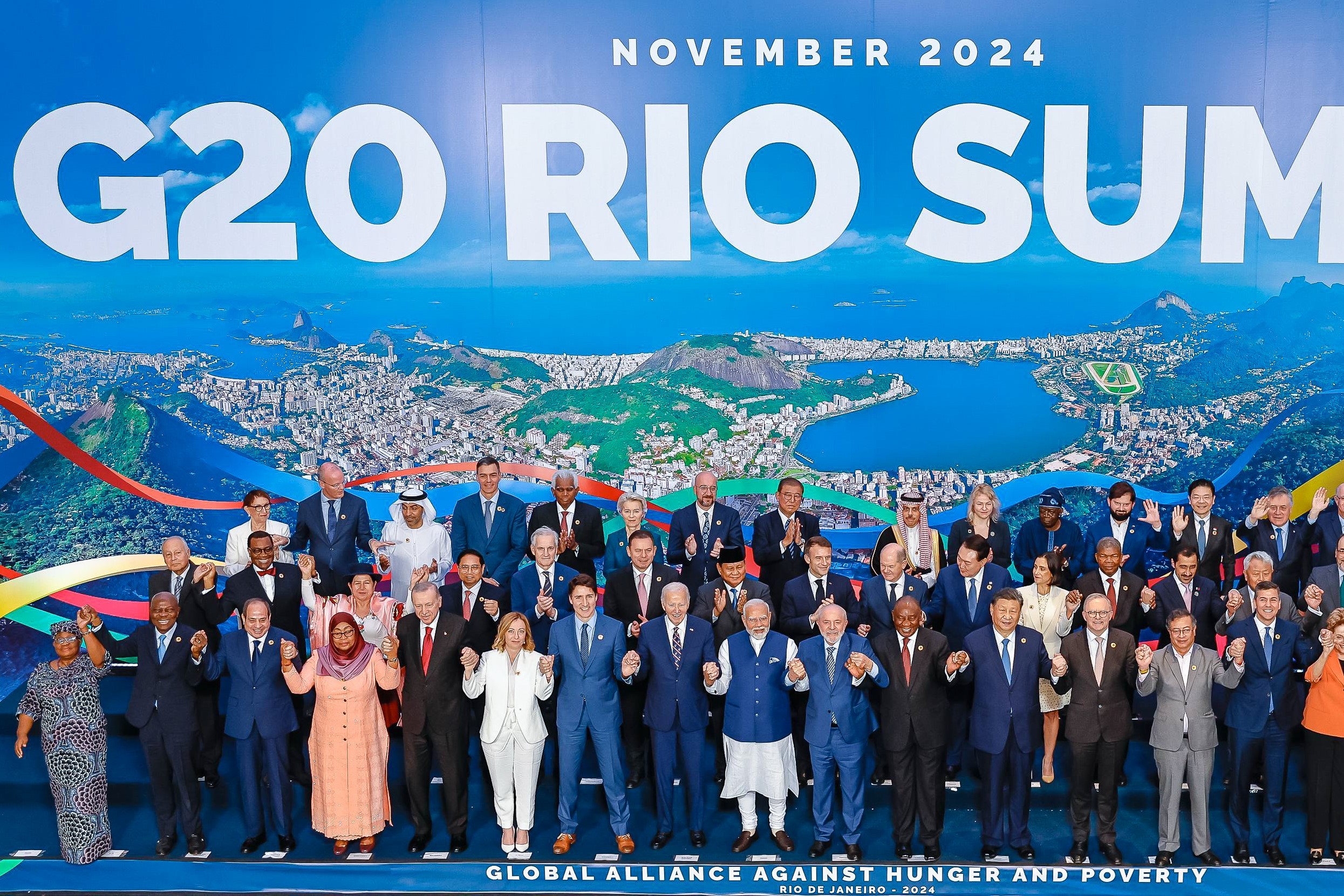 Foto de familia de la Cumbre del G20