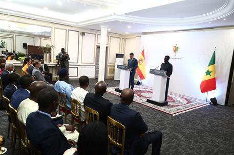 29/08/2024. Pedro Sanchez travels to Senegal (second day). The President of the Government of Spain, Pedro S&#225;nchez, and the President of the...