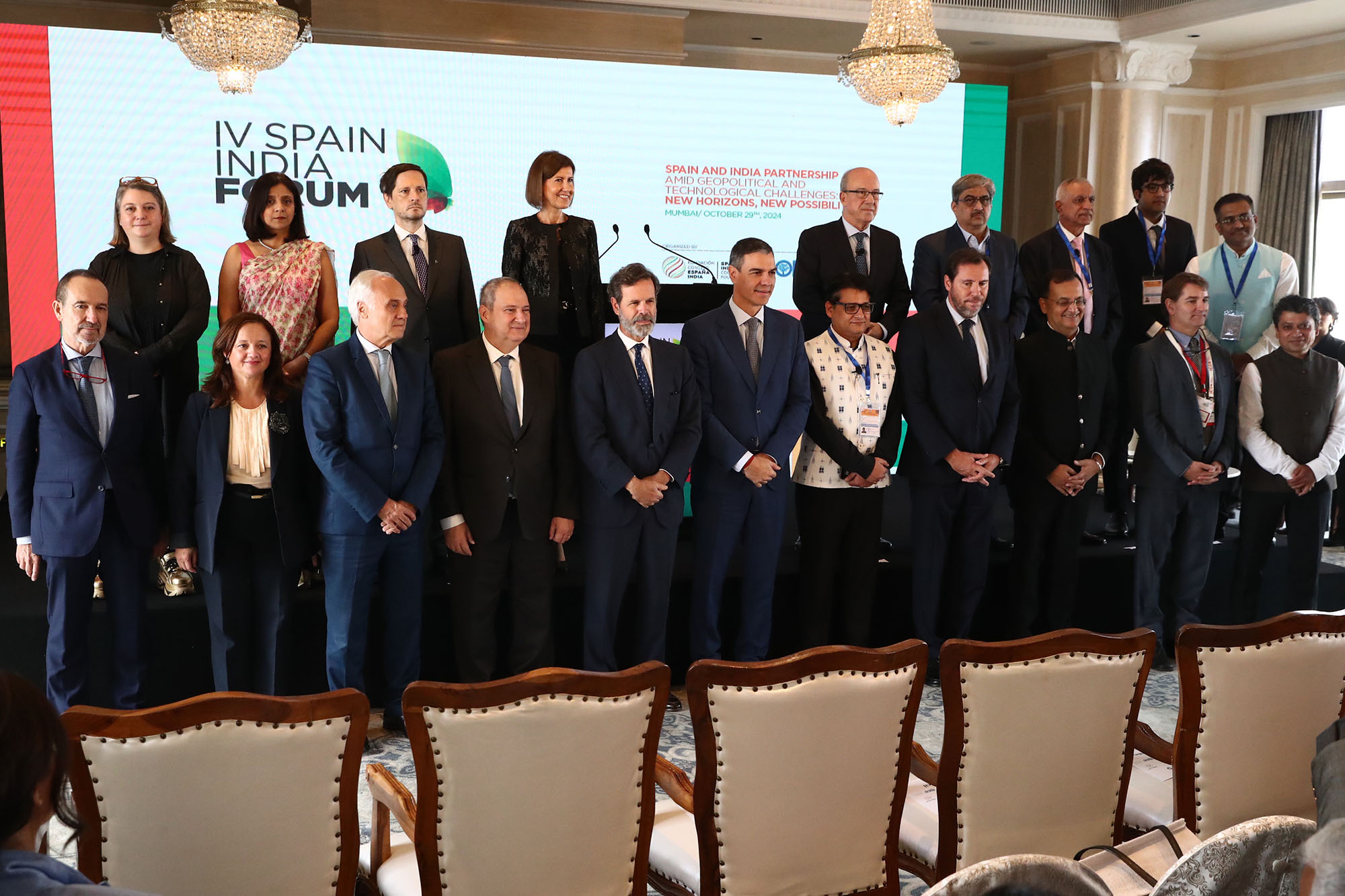 Foto de familia del IV Foro de la Fundación Consejo España-India