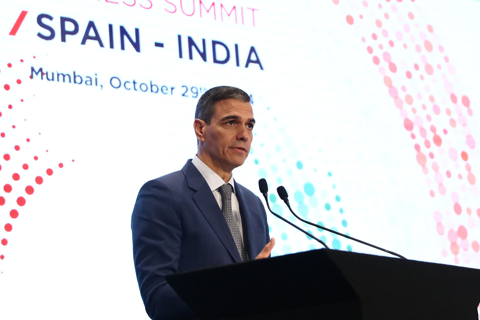 El presidente del Gobierno interviene en el Foro Empresarial Spain-India Business Summit