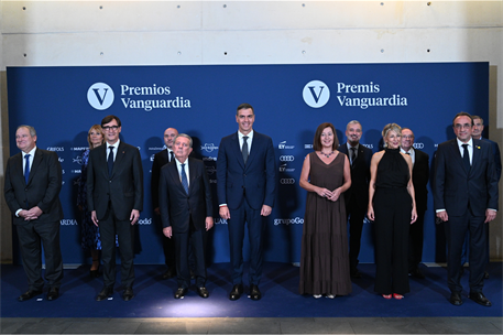 30/09/2024. Pedro S&#225;nchez attends the Vanguardia 2024 Awards ceremony. The President of the Government of Spain, Pedro S&#225;nchez, at the Vangu...