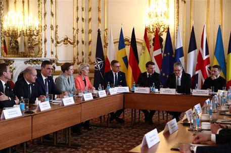 2/03/2025. Pedro Sánchez attends the High Level Meeting on Ukraine. European leaders hold talks during the plenary session of the High Level...