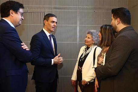 5/02/2025. Pedro S&#225;nchez asiste a la presentaci&#243;n del Observatorio de Derechos Digitales. El presidente del Gobierno, Pedro S&#225;nchez, y el mi...