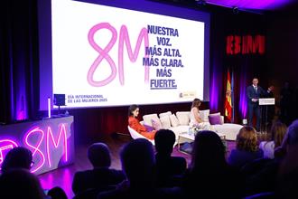 7/03/2025. Pedro Sánchez closes the institutional event on the occasion of International Women's Day. The President of the Government of Spa...