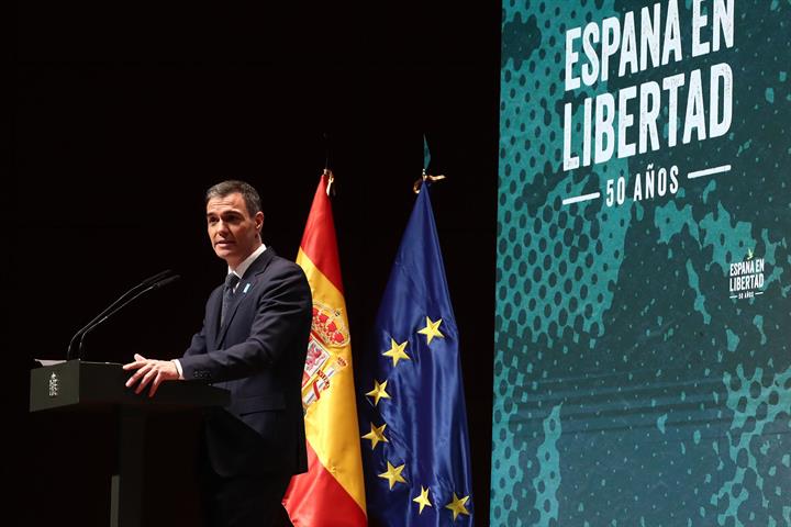 El presidente del Gobierno interviene en el acto "España en Libertad"