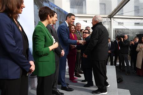 17/03/2025. Pedro Sánchez asiste a la entrega de llaves de una promoción de vivienda pública en Sevilla. El presidente del Gobierno, Pedro S...