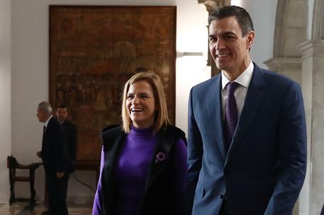 23/01/2025. Pedro Sánchez visita Valencia. El presidente del Gobierno, Pedro Sánchez, junto a la delegada del Gobierno en la Comunitat Valen...