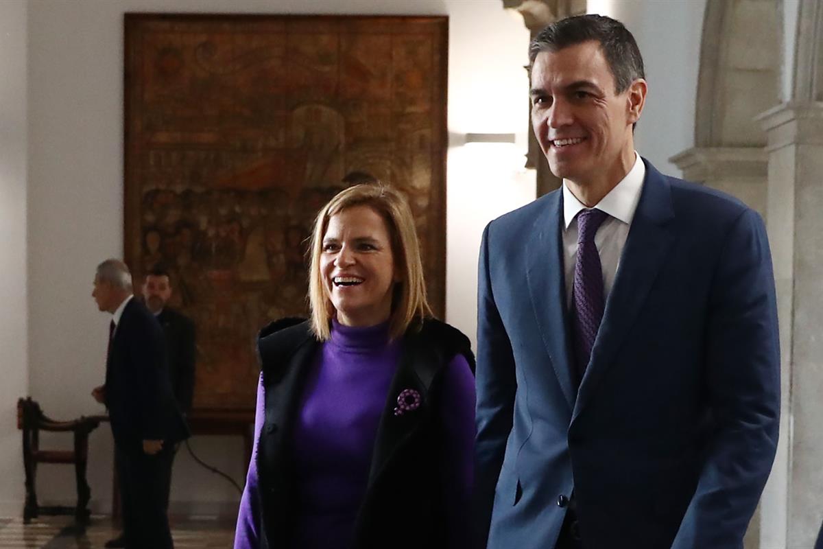 23/01/2025. Pedro Sánchez visita Valencia. El presidente del Gobierno, Pedro Sánchez, junto a la delegada del Gobierno en la Comunitat Valen...