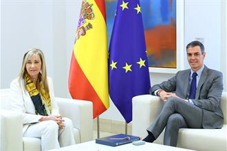 El presidente del Gobierno y la presidenta del Tribunal Supremo y del Consejo General del Poder Judicial