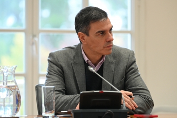 13/11/2024. Pedro Sánchez durante la reunión del comité de crisis de la DANA