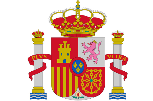 Bandera España Emblema Constitución 1.50 x 1.00 mtrs.