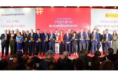 15/10/2024. 36th edition of the Foods from Spain awards ceremony. The Minister for Agriculture, Fisheries and Food, Luis Planas, presides ov...