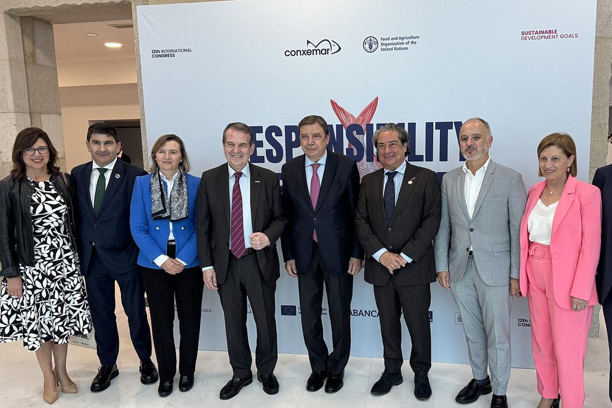 El ministro de Agricultura, Pesca y Alimentación, Luis Planas, en la clausura del Congreso Conxemar-FAO.