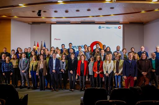 La ministra de Ciencia, Innovación y Universidades, Diana Morant, en la clausura del Pleno de la Red Innpulso