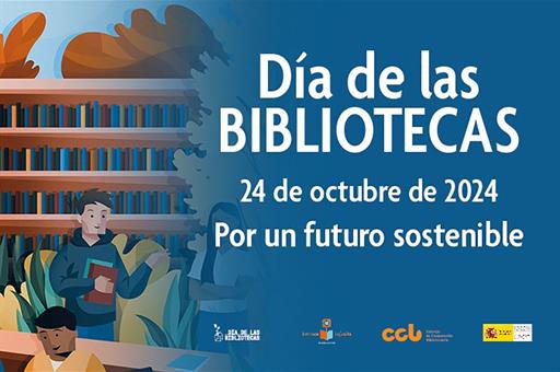 Cartel del Día de las Bibliotecas 2024.