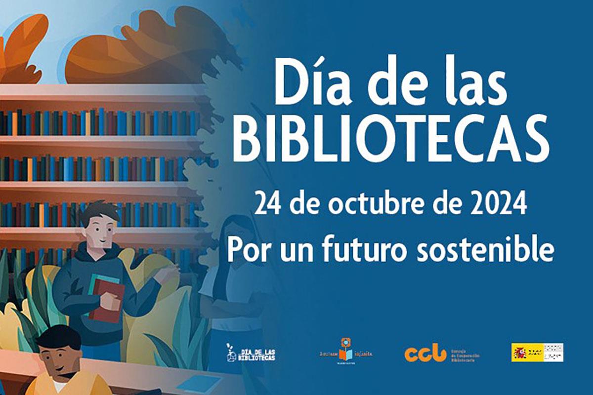 Cartel del Día de las Bibliotecas 2024.