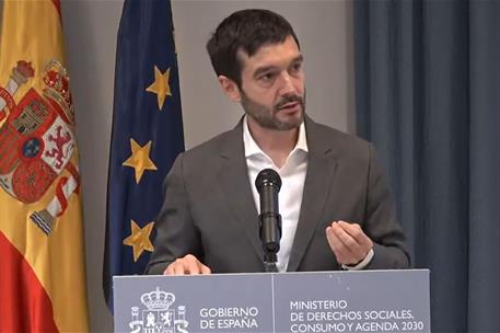 El ministro durante la presentación del estudio.