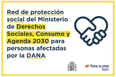 27/11/2024. Los afectados por la DANA podrán reclamar sus derechos como consumidores en oficinas municipales de toda España. Cartela de Dere...