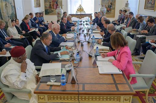 Encuentro ministerial "Reunión de Madrid: por la aplicación de dos Estados".