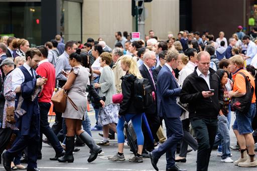 3/09/2024. People walking on the street. People walking on the street