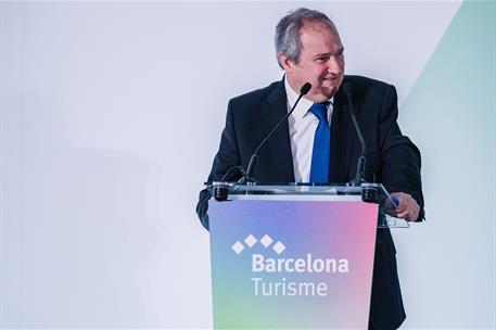 El ministro de Industria y Turismo, Jordi Hereu, durante su intervención en el acto