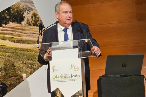 El ministro de Industria y Turismo, Jordi Hereu, interviene en el I Foro OleotourJaén.