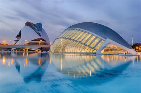 Ciudad de las Artes y las Ciencias en Valencia
