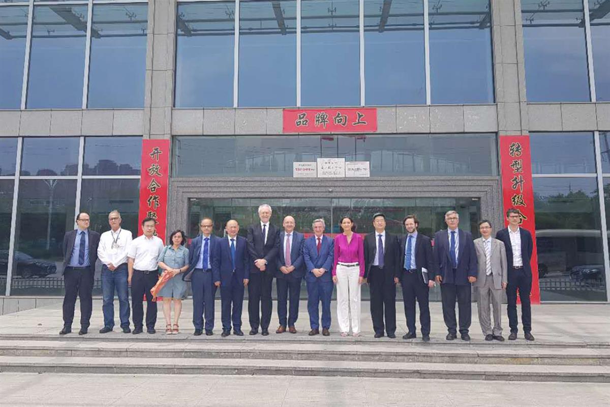 5/06/2019. Maroto visita dos de las compañías españolas con mayor presencia en China. La ministra de Industria, Comercio y Turismo en funcio...