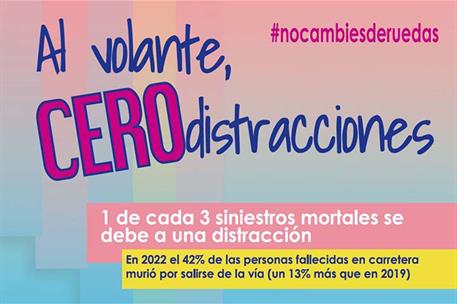 10/10/2023. Campaña distracciones al volante de la DGT.. Campaña distracciones al volante de la DGT.