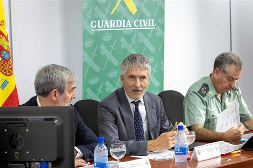 Grande-Marlaska preside la reunión de la Autoridad de Coordinación frente a la Inmigración