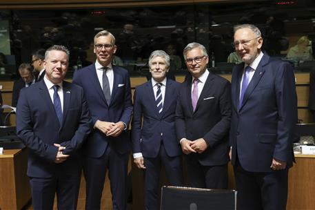El ministro del Interior, Fernando Grande-Marlaska, durante su participación en el Consejo de Ministros de Interior, celebrado e