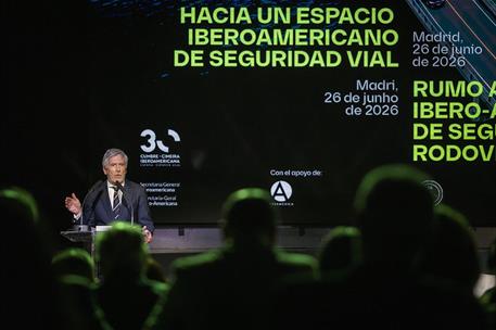 El ministro del Interior, Fernando Grande-Marlaska, durante su intervención en el evento.
