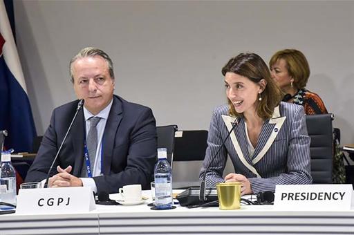 9/10/2023. Pilar Llop inaugura el seminario 'Servicios Públicos de Justicia en tiempos de transformación'. La ministra de Justicia en funcio...