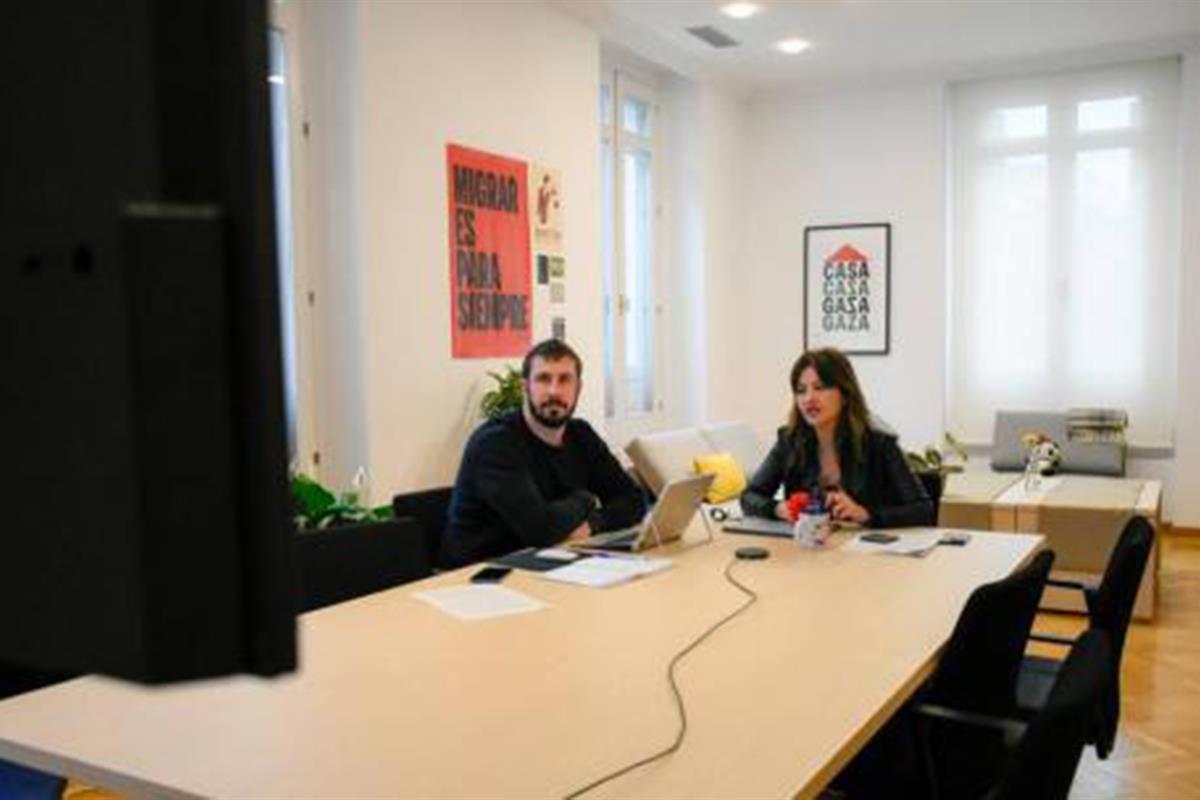 Encuentro telemático de Sira Rego con representantes del Consejo General de Colegios de Educadoras y Educadores Sociales