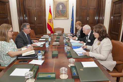 Juan Ignacio Zoido at the meeting