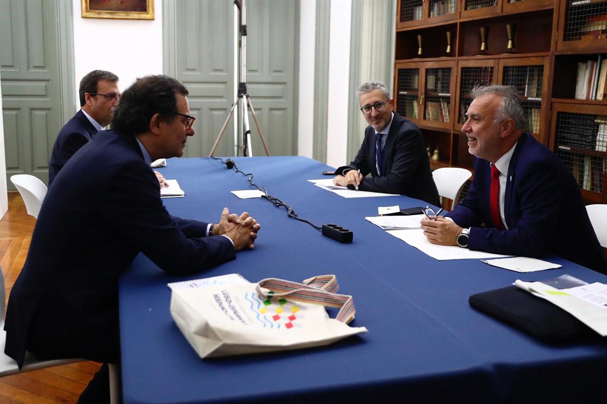 Reunión entre el ministro de Política Territorial y Memoria Democrática y el ministro portugués de Cohesión Territorial