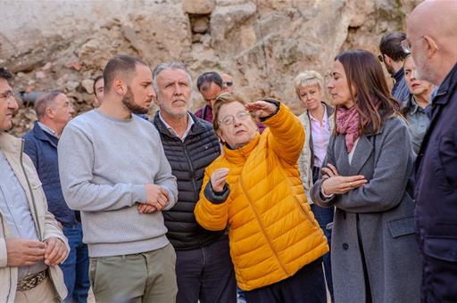 El ministro de Política Territorial y Memoria Democrática, durante su visita a Letur (Albacete)