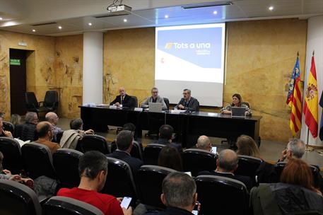 20/02/2025. Working day with the municipalities affected by the DANA. The Secretary of State for Territorial Policy, Arcadi España, inaugura...